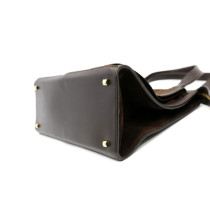 Ferragamo Shopping Camoscio Marrone