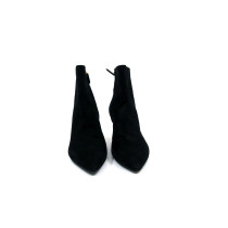 Prada Tronchetto Pelle Scamosciata Nera