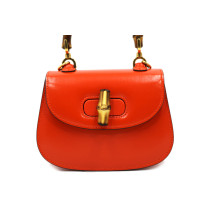 Gucci Bamboo 1947 Pelle Corallo