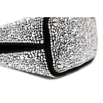 Prada Panier Crystal Raso e Cristalli Nero