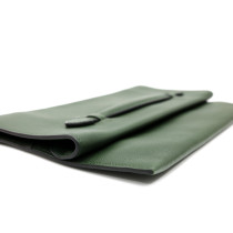 Hermes Clutch Pliplat Pelle Evercolor Verde