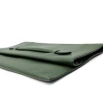 Hermes Clutch Pliplat Pelle Evercolor Verde