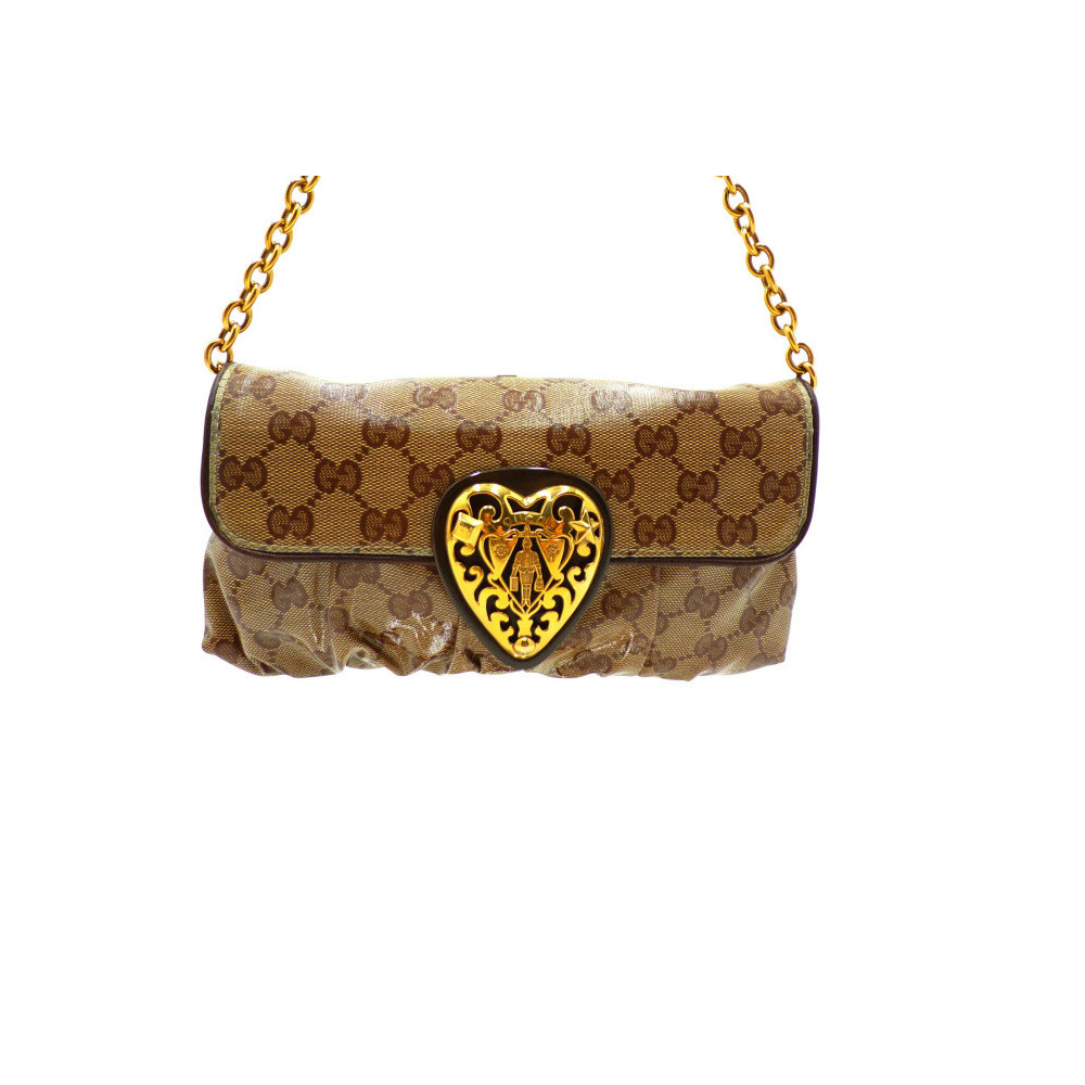 Gucci Tracolla Hearts Crystal