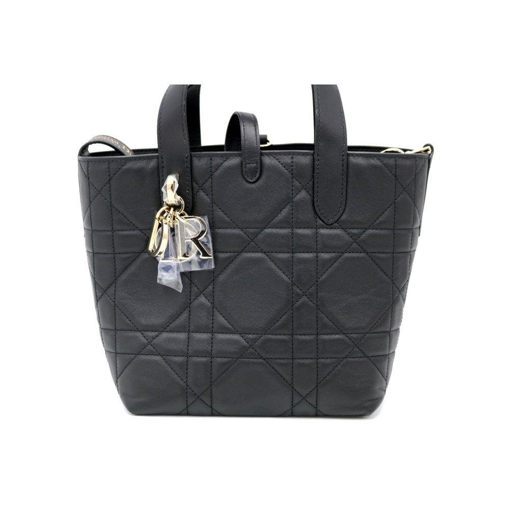 Dior Toujours Small Black Leather