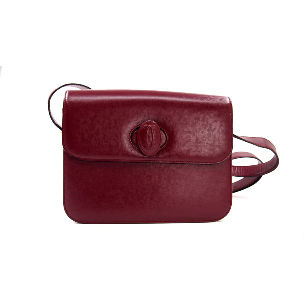 Cartier Tracolla Pelle Bordeaux