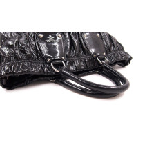 Prada Shopping Piccola Matelassè Vernis Nera