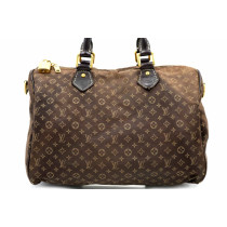Louis Vuitton Speedy 30 Mini Lin Marrone