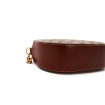 Gucci Crossbody Chain Bag GG Supreme Marrone