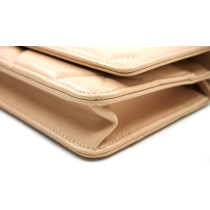 Chanel 19 Wallet On Chain Pelle Beige Chiaro