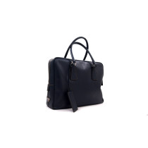 Prada Borsa Lavoro Pelle Saffiano Blu