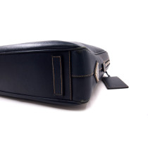 Prada Borsa Lavoro Pelle Saffiano Blu