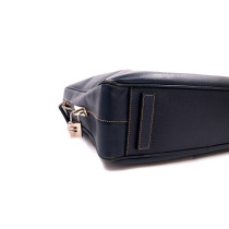 Prada Borsa Lavoro Pelle Saffiano Blu