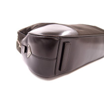 Prada Borsa Viaggio Tela e Pelle Marrone