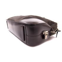 Prada Borsa Viaggio Tela e Pelle Marrone