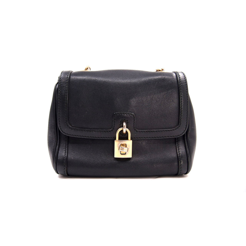 Dolce & Gabbana Top Handle Padlock Pelle Nera