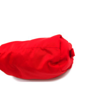 Prada Pochette Cosmetic Tela Vela Rossa