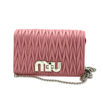 Miu Miu Tracolla Mini Pelle Rosa