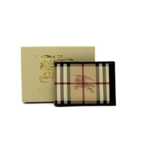 Burberry Portafoglio Check Beige