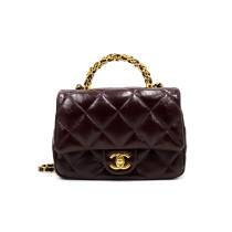 Chanel Mini Pelle Borgogna