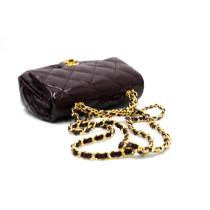 Chanel Mini Leder Bordeaux