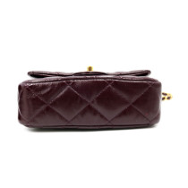 Chanel Mini Burgundy Leather