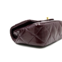 Chanel Mini Burgundy Leather