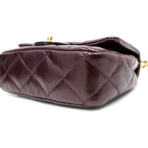 Chanel Mini Leder Bordeaux
