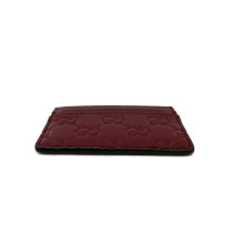Gucci Portacarte Pelle Bordeaux