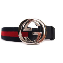 Gucci Cintura Web Rossa e Blu