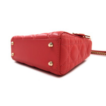 Dior Lady Mini Pink Leather