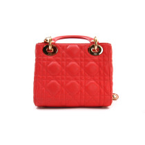 Dior Lady Mini Pink Leather