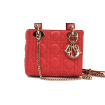 Dior Lady Mini Cuir Rose