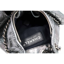 Chanel Zaino Backpack is Back Pelle Argento