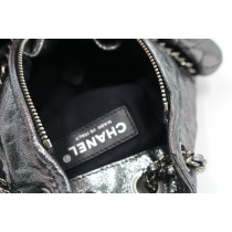 Chanel Zaino Backpack is Back Pelle Argento