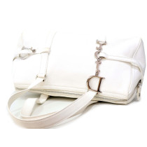 Dior Bowling Boston Vintage Pelle Bianca