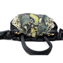 Prada Shopping Nylon Stampa Pitone Multicolor