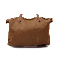 Prada Shopping Tela Vela Marrone