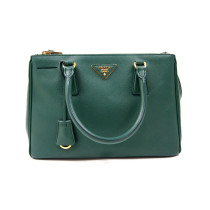 Prada Galleria Medium Pelle Saffiano Verde Smeraldo