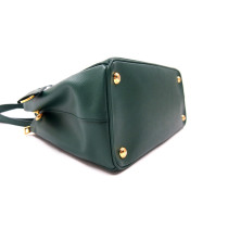 Prada Galleria Medium Pelle Saffiano Verde Smeraldo
