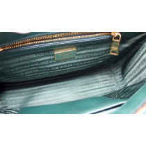 Prada Galleria Medium Pelle Saffiano Verde Smeraldo