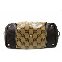 Gucci Bauletto Crystal Beige