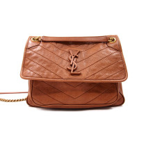 Saint Laurent Niki Pelle Cognac