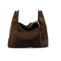 Gucci Shopping Suede Marrone