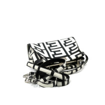 Fendi Peekaboo Calf Pelle Bianca e Nera