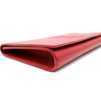 Saint Laurent Clutch Belle de Jour Pelle Rossa