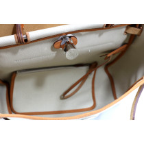Hermes Herbag Tela Beige