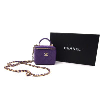 Chanel Vanity Mini Pelle d'Agnello Viola