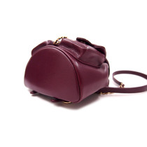 Chanel Zaino Mini Duma 25 P Pelle Caviar Borgogna