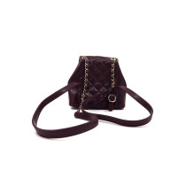 Chanel Zaino Mini Duma 25 P Pelle Caviar Borgogna