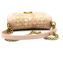 Chanel Le Boy Media Tweed Rosa